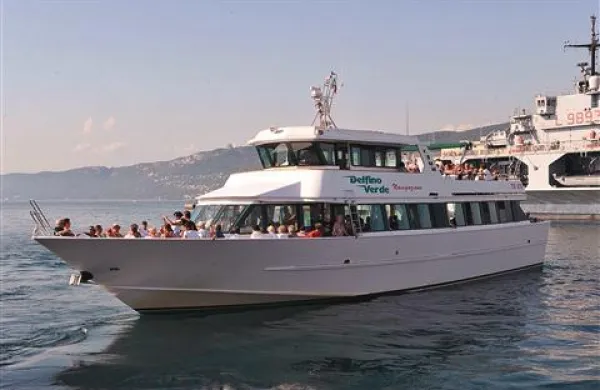 Delfino Verde - morski avtobus iz Trsta v Gradež - je zgled za uspešno priobalno linijo 