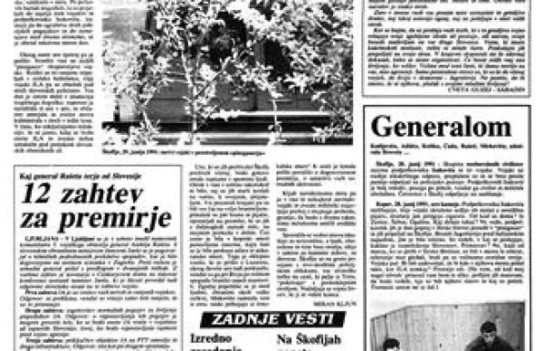 Primorske novice med vojno