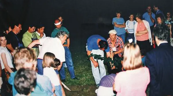 Sajenje lipe v Vipavi, 26. junij 1991