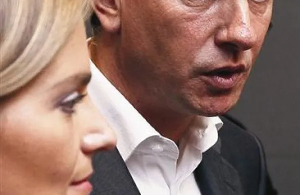 Katarina Kresal in Borut Pahor