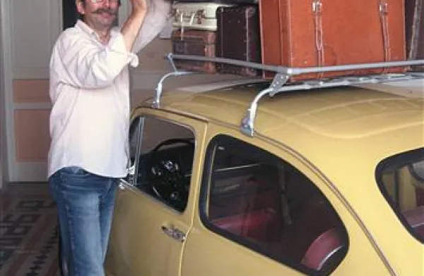Z zgodbo o portoroškem turizmu bosta Slobodan Simič Sime (na fotografiji) in Tomi Brezovec letos dopolnila razstavo o hotelu Palace v vili nekdanje Droge v Portorožu