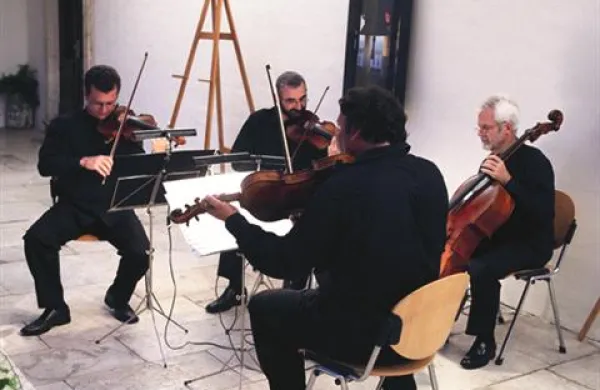 Utrinek iz piranskih glasbenih večerov leta 2008 - Godalni kvartet Tartini