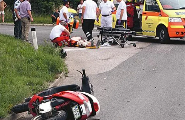 Na Hrvaškem je umrl slovenski motorist. Fotografija je simbolična.