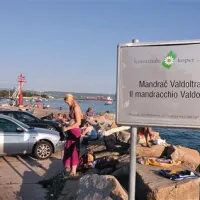 Kopanje v mandraču je lahko prijetno, dodatna previdnost p ani odveč