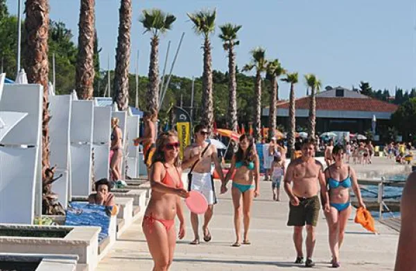 Plaža Turistice bo zares zaživela (tako kot Portoroška na fotografiji)  prihodnje leto.