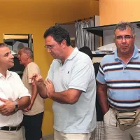 Janez Starman z bratoma Francom in Aureliem Jurijem
