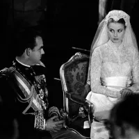 Poroka monaškega princa Rainierja in ameriške igralke Grace Kelly, april 1956