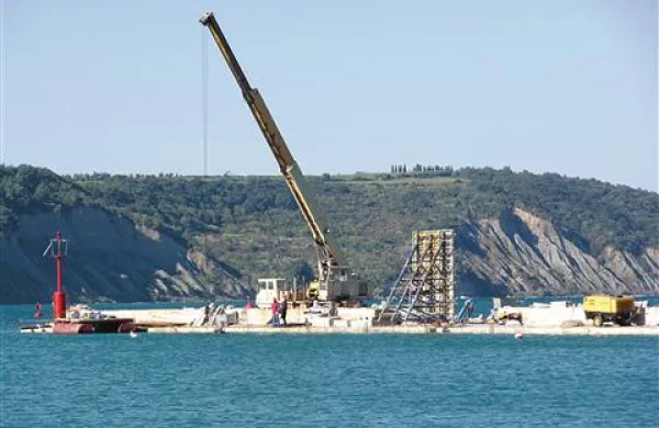 Ribiški pomol oktobra lani