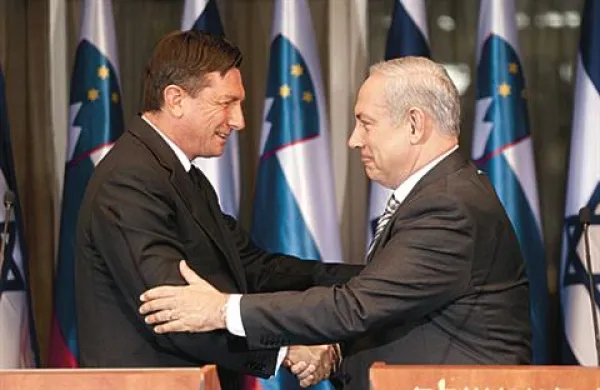 Borut Pahor in Benjamin Netanjahu