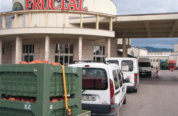 V Fructalu bodo tudi danes prevzemali breskve, po katerih je klestila toča. 