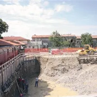 V prihodnjih tednih bodo najbrž že opazni obrisi novih prostorov za muzej v Solkanu 