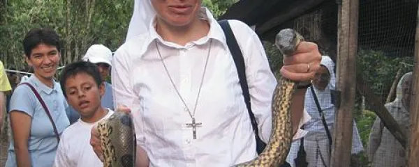 Andreja Godnič se ne ustraši ničesar. Dobesedno.