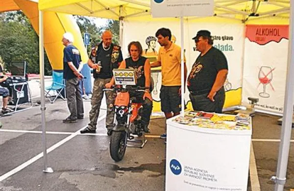 Tokratno moto točko so si ogledali tudi policisti iz Gorice.