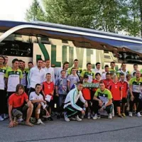 Mladi nogometaši iz NK Portorož-Piran so spoznali celotno slovensko nogometno reprezentanco. (Foto: NK Portorož-Piran) 