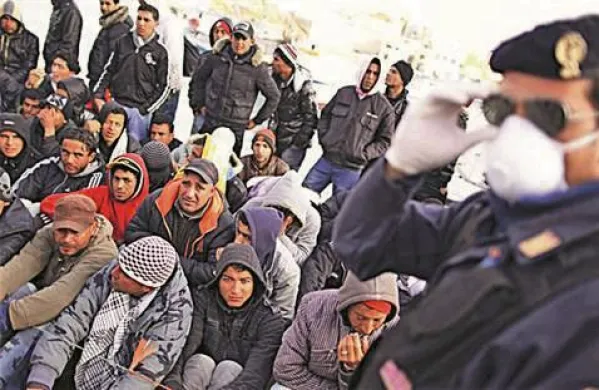 Italijanski otok Lampedusa je znano pribežališče nelegalnih migrantov. Fotografija je simbolična. Foto: Reuters.