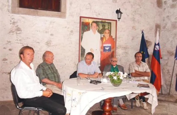 Gianni Rijavec, France Bučar, Radovan Žerjav, Boris Pahor in Robert Rogič