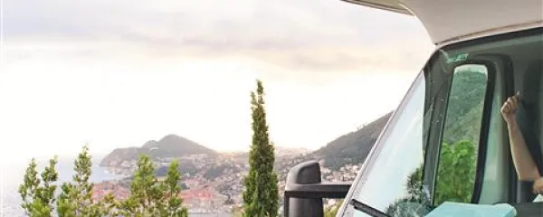 Najlepši pogled na Dubrovnik se odpira kar z jadranske magistrale.