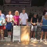 Najhitrejši, z leve: Šemrov, Kršinar, Fortin, Puhar, Bele, Ferjančič