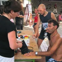 Društvo za zdravje srca in ožilja je tudi tokrat opravljalo zdravstvene meritve. Potrdilo se je, da ukvarjanje s tekom pomaga zdravju.