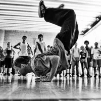 Mentor hip hop delavnice Michal Rynia je navdušil svoje varovance