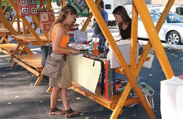Umetniška tržnica je znova ponudila obilico unikatnih izdelkov.