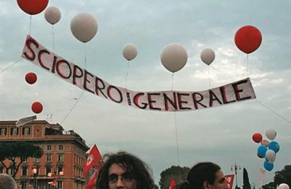 V Italiji bo danes organizirana splošna stavka.
