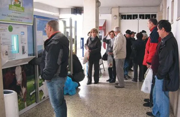 V mlekomatu na koprski tržnici so našli bakterijo Listeria monocytogenes.