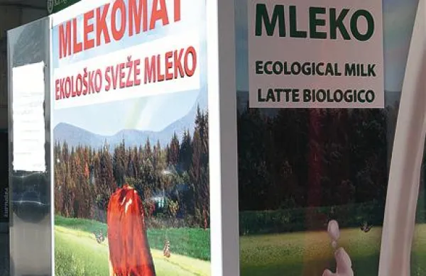 Mlekomat skriva tudi pasti
