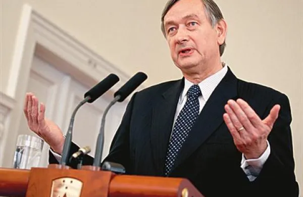 Slovenski predsednik Danilo Türk je ob deseti obletnici 11. septembra opozoril, da tudi Slovenija ni imuna na teroristične napade. Foto: Tamino Petelinšek/STA 
