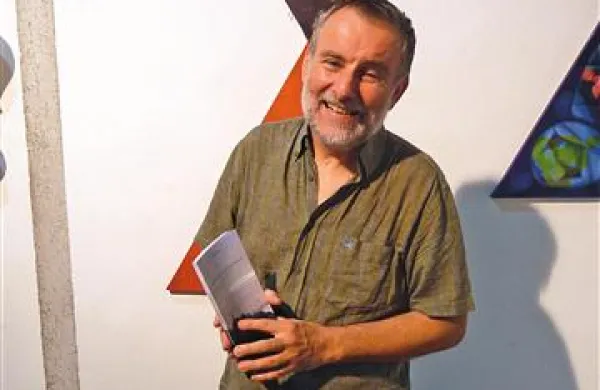 Rok Zelenko se v Pretorski palači predstavlja s knjigo in slikami