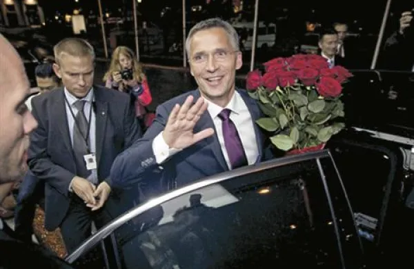 Vodja laburistične stranke Jens Stoltenberg