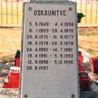 Seznam oskrunitev spomenika bazoviških junakov