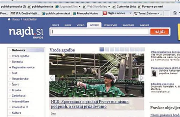 Portal najdi.si bo od jutri upravljala družba TSmedia.