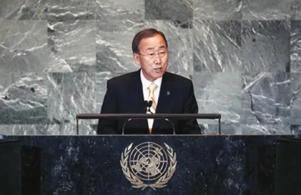 Ban Ki Moon je poudaril, da Palestinci potrebujejo državo. 