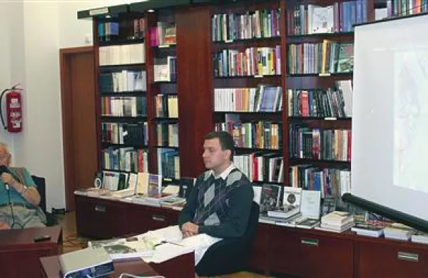 Tone Zrnec (levo) in Blaž Batagelj opozarjata, da država pozablja na umetniško dediščino Toneta Kralja