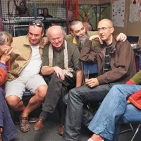 V MC Podlaga so imeli med drugimi besedo tudi (od leve) Barbara Korun, Primož Repar, Ludwig Hartinger, David Terčon, Esad Babačić in Magdalena Svetina Terčon