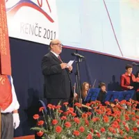 Pesnik Miroslav Košuta je med drugim poudaril,  da je bil narodno osvobodilni boj  temeljno dejanje v zgodovini slovenskega naroda