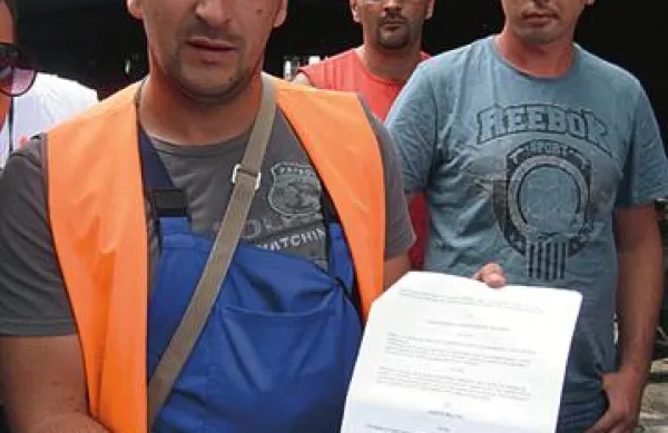 Predstavnik sindikata izvajalcev pristaniških storitev Predrag Topić