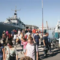 Na ogled je bila tudi vojaška ladja Triglav in  vojaška oprema