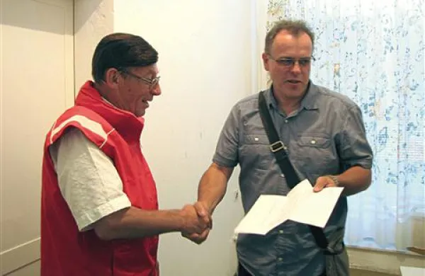 Vlado Ostrouška in Danilo Markočič