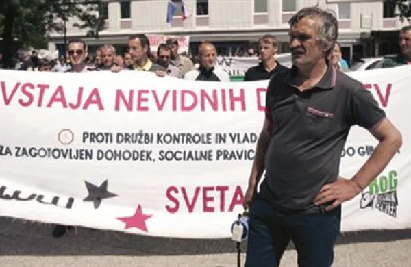 Nevidni delavci sveta bodo s protesti v Ljubljani že danes opozarjali na nasilje finančnega kapitalizma. 