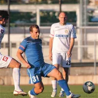 Danjel Rakušček (31) je v Nenezićevo mrežo potisnil četrto žogo za zmago Hita s 4:1