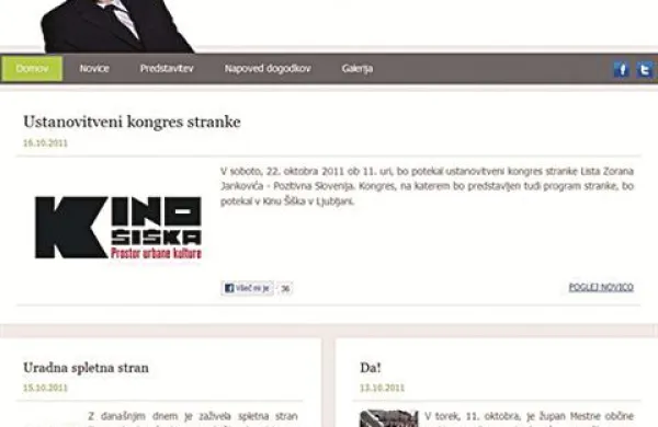 Prava uradna spletna stran Zorana Jankovića