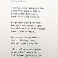 Druga pesem po pesnikovem izboru: Adam in Eva iz  Korenin vetra (1961)