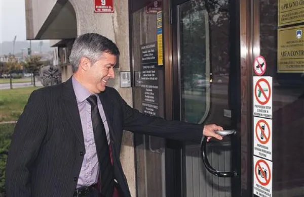 Janko Goršek je včeraj pričal v Kopru