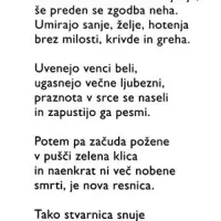 Klical je svetlobo in odganjal temo