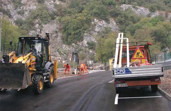 Iz mesta do izvira Hublja že po novem asfaltu