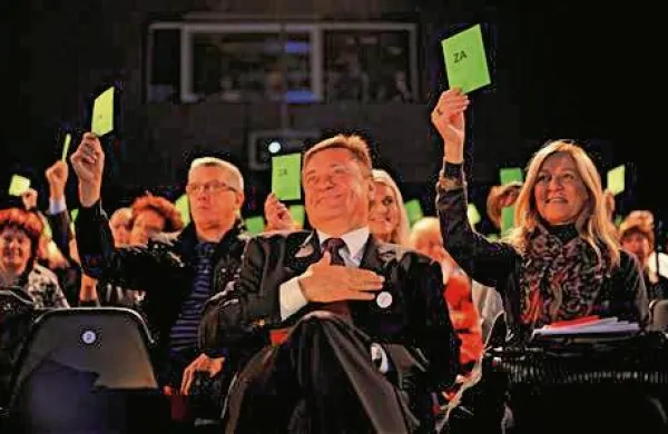 Ljubljanski župan je danes ustanovil stranko Lista Zorana Jankovića - Pozitivna Slovenija. Foto: STA