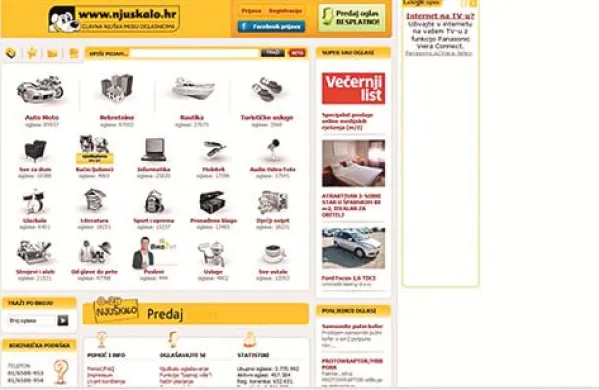 Hrvaško notranje ministrstvo je opozorilo državljane, naj ne nasedajo lažnim oglasom o prodaji avtomobilov, ki so objavljeni na spletni strani www.njuskalo hr