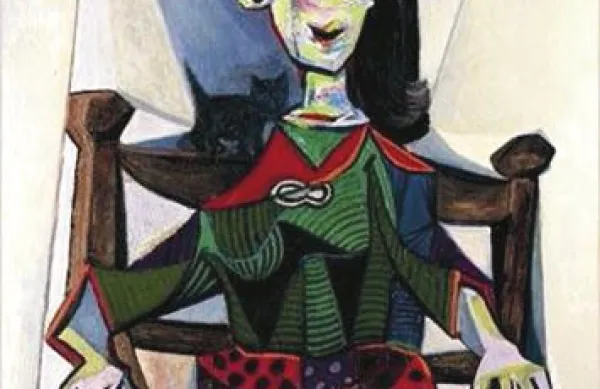 Dora Maar z mačko, 1941